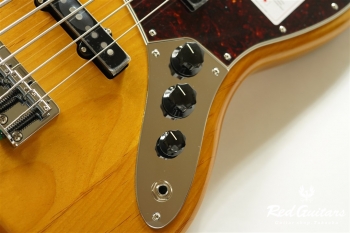 MADE IN JAPAN HYBRID II JAZZ BASS V - Vintage Natural